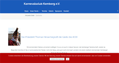 Desktop Screenshot of karneval-kemberg.de